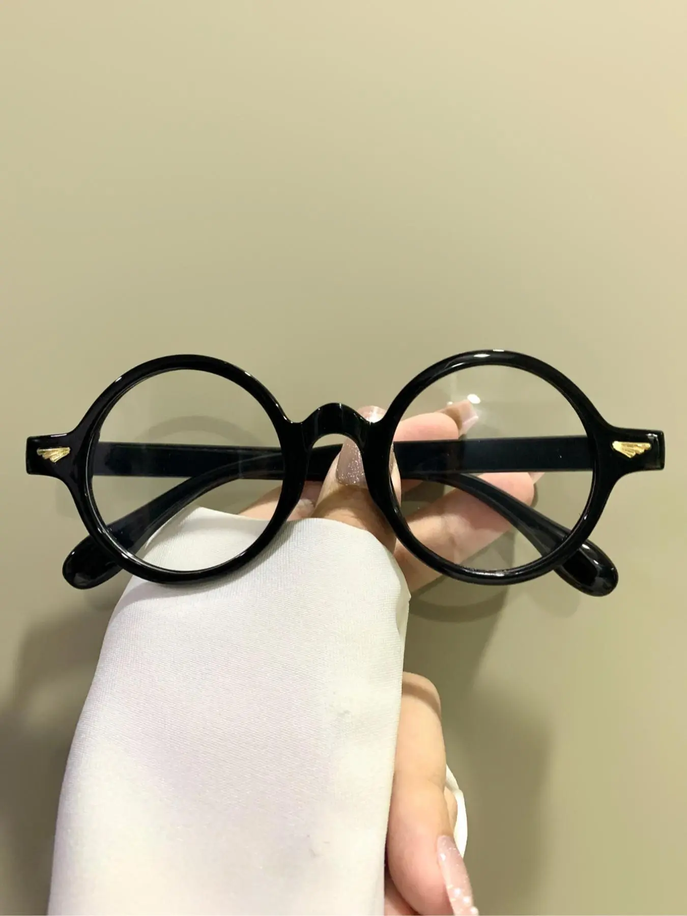 Unisex Simple Style Round Frame Eyeglasses, Trendy Casual Eyeglasses for Everyday Use, Fashionable Frames Glasses, Fashion Accessories for Outdoor Activities, Casual Stylish Glasses