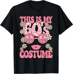 This Is My 60's Costume Women 1960s Party 60s Outfit Retro T-Shirt
