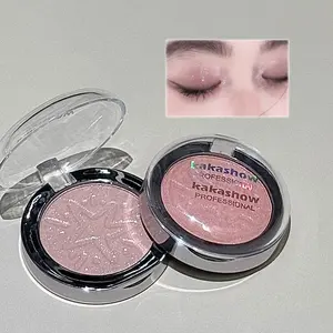 Monochrome glitter eye shadow, Glitter shimmer eyeshadow, Facial high gloss powder and brightening cream, multi-functional powder blusher, High color rendering, non smudging, durable, waterproof, suitable for all occasions