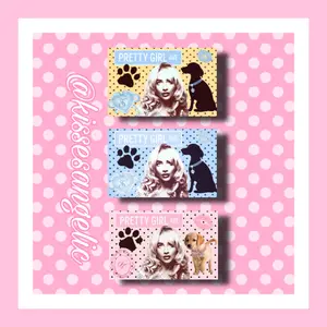 Celebrity Pop Star Holographic Card Skin Sticker, for Shoppers - Front Sticker