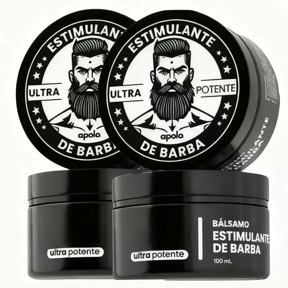 Apolo Ultra Potente Minoxidil Beard Growth Cream, Powerful Follicle Stimulant For Severe Beard Thinning, Support Steady Growth Of Thick Full Facial Hair