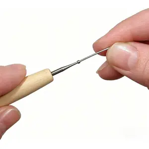 Cup-Shaped Burr Wire Finishing Tool: A sanding tool equipped with a cup-shaped burr, specifically designed for smoothing the ends of metal wires and rounding off the cut tips of beading wire. A specialized tool for working with soft wires.