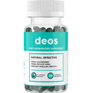 Internal Deodorant Supplement – Full Body Deodorizer for Gut Health, Skin Health, Detox & Digestion Support – Natural Odor Control Chlorophyll Pills | 30 Capsules