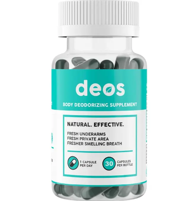 Internal Deodorant Supplement – Full Body Deodorizer for Gut Health, Skin Health, Detox & Digestion Support – Natural Odor Control Chlorophyll Pills | 30 Capsules
