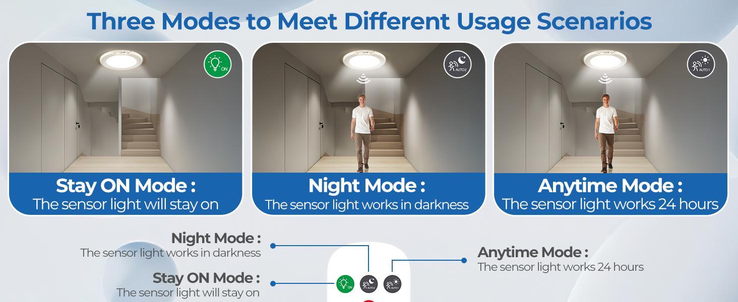 Rechargeable Motion Sensor Ceiling Light , 3 Color Dimmable Upgraded Version with Remote Control, Ultra-Thin Magnetic Wireless LED Light, 400LM Battery Operated for Closet Stair Hallway Shower Indoor Rechargeable Motion Sensor Ceiling Light , 3 Color Dimmable Upgraded Version with Remote Control, Ultra-Thin Magnetic Wireless LED Light, 400LM Battery Operated for Closet Stair Hallway Shower Indoor
