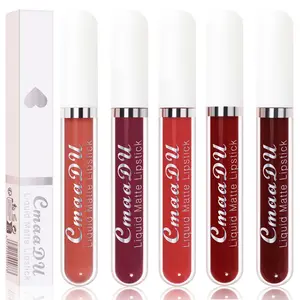 Long-Lasting Matte Liquid Lipstick, Waterproof Non-Transfer Fruit-Scented Hydrating Lip Stain, Moisturizing Lip Makeup