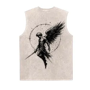 Jesus vintage washed vest, Christian T-shirt, Christian washed vest, faith gift, sports washed vest, fitness washed vest, men's gift, women's gift