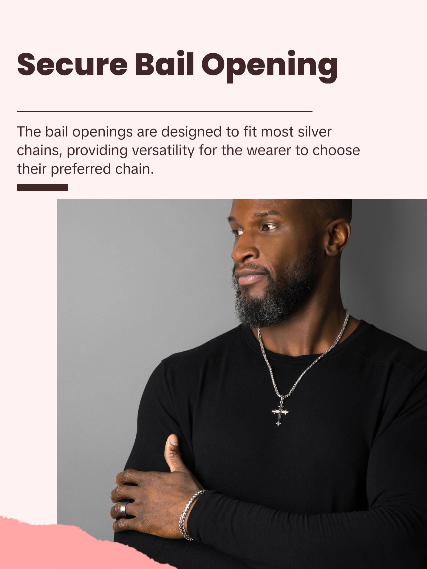 Faith, Silver Cross Pendant