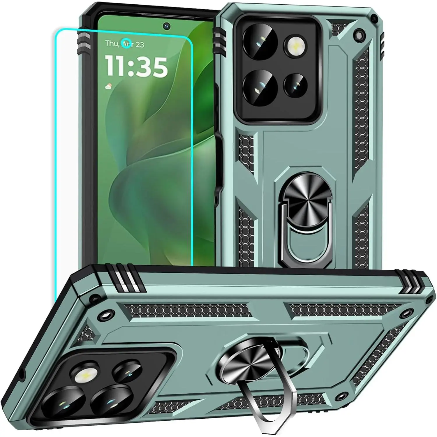 Moto G Play/power 2025 Case Dark Green
