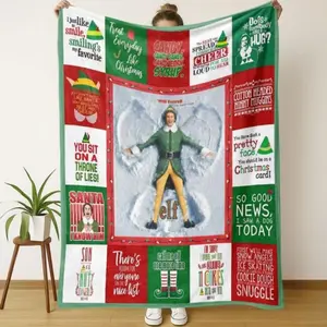 Home Alone Themed Christmas Blanket Featuring Kevin, Wet Bandits, Fuller Harry Lyme Marv Murchins pizza battle plan and iconic quotes. Cozy Soft Festive Perfect For Holiday DéCor, Movie Nights As A Fun Christmas Gift For Family Fans Of The Classic Film