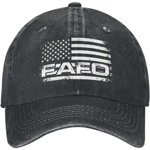 Fafo Hat F Around Find Out Funny Anti- Guiltyy 2025 Trucker Hat Men Women Baseball Cap