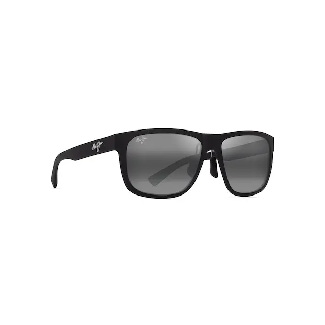 Maui Jim Puakea Sunglasses 670-02 Matte Black Frame Neutral Grey Lenses