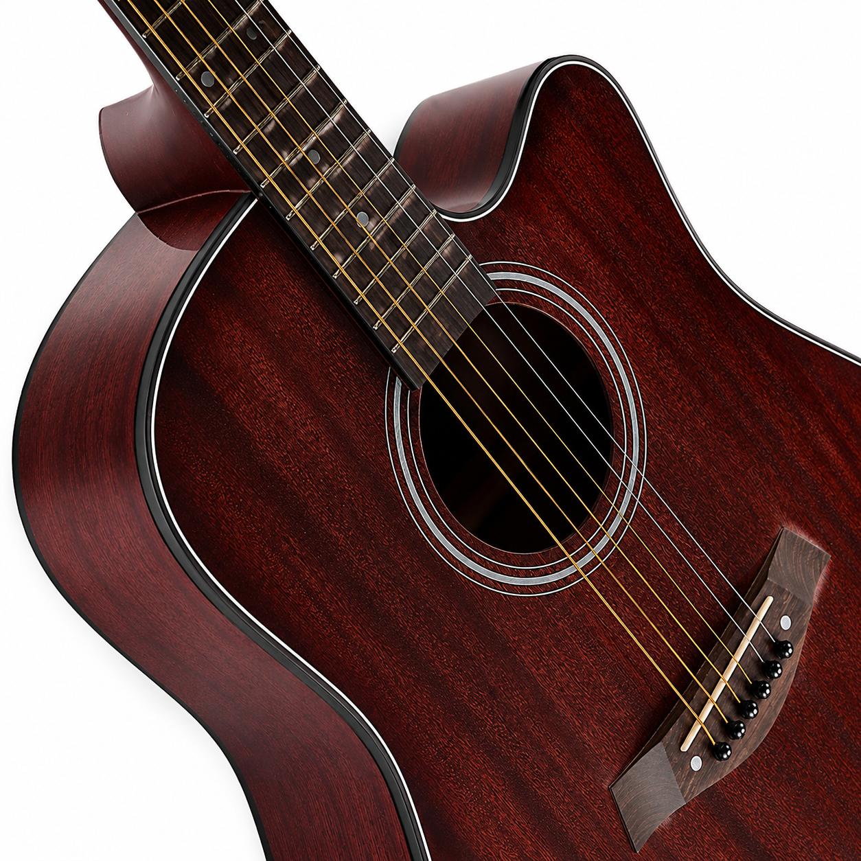 Rust Resistant Acoustic Guitar Steel Coated Strings Kit - 3 Restring Sets (6 Strings/Pack, 0.2mm), 6 Picks Included, Comfortable Playing, Extended Service Life, Great for Beginners, Ideal for Daily Practice, 0.007 Inch, 0.2 Mm