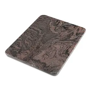 Koville Natural Granite Cutting Board For Kitchen,Granite Slab Pastry Board With Non-Slip Feet For Baking, Cheese, Charcuterie, Chocolate 16* 12 Inch( Paradiso)