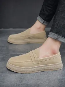 Men's New Fashion Loafers, Simple and Elegant, Breathable and Comfortable, Daily Commute, Youth Casual Lazy Shoes, Spring & Fall