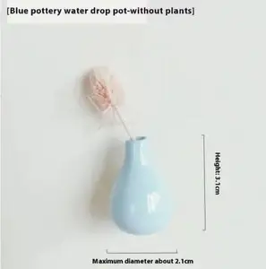 Mini Ceramic Vase Magnets – Soft Bloom Series