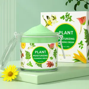 FEUCI  Herbal Deep-Cleansing Face Cream | Pore Purifying & Makeup Removal | Spa-Grade Facial Cleanser