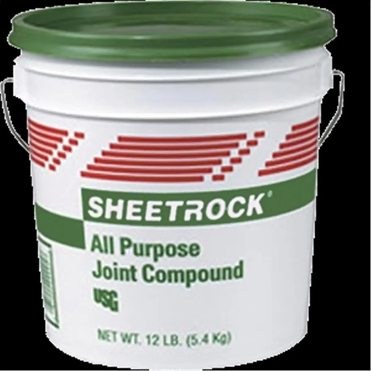 Sheetrock 212 MAIN All-Purpose Ready-Mixed Drywall Joint Compound, United States Gypsum 385140004, 3.5 Qt, Green Lid, Interior Use