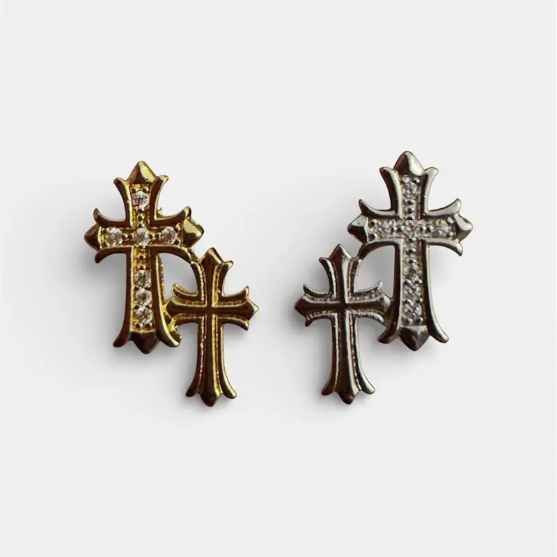 Double cross 2 pcs. Earrings
