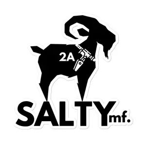 SALTYmf 2A GOAT Sticker