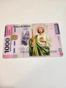 san judas 1000 billete debit card sticker