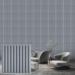 Aadesh 3D Wall Panel (Includes Roll of Mounting Tape), Interior Wall Decor, Geometric Texture Pattern for Living Room, Lobby, Bedroom, Hotel, Office, Game Room, TV Backdrop, 11.8 x 11.8 inches (Approx. 30 x 30 cm), White/Black/Pink/Gray