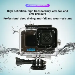 Aixiaou is suitable for GOPRO13/12/11/10/9 action camera waterproof case, diving action camera accessories