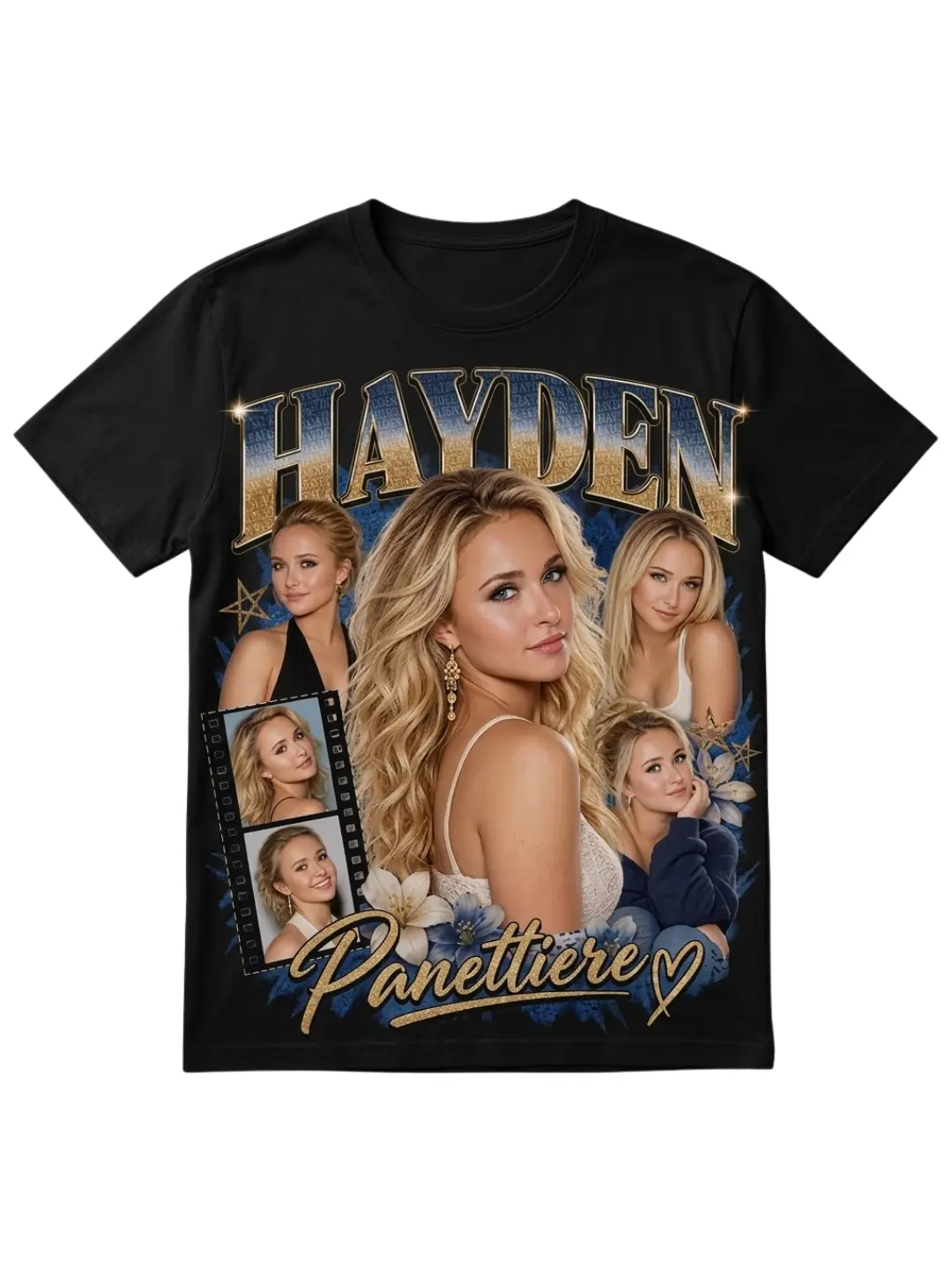 Hayd3n Panett1ere Tribute T Shirt:Celebrity Tribute T,Panettiere Fan Appar,Custom Celebrity Gif,Celebrity Tribute De,Fan T Shirt Gifts