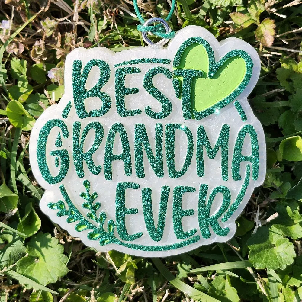 Best Grandma Ever Car Freshie Scented Hanging Freshie for Rear View Mirror #carfreshies #grandma Gift Idea