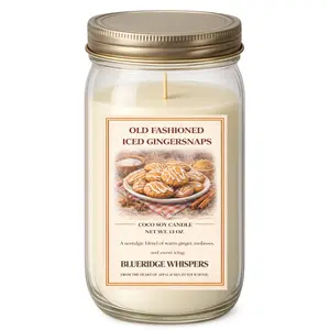 Old Fashioned Gingersnaps | Hand-Poured Cozy Kitchen Candle