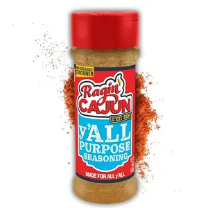y'ALL Purpose Seasoning - 4 oz Shaker, Bolld Flavor, All Natural - Mild Louisiana Cajun Spice for Meats, Seafood & Veggies by Ragin' Cajun