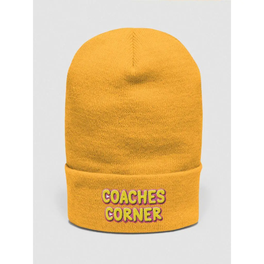 Coaches Corner Beanie - Warm and Stylish Winter Hat for Coaches