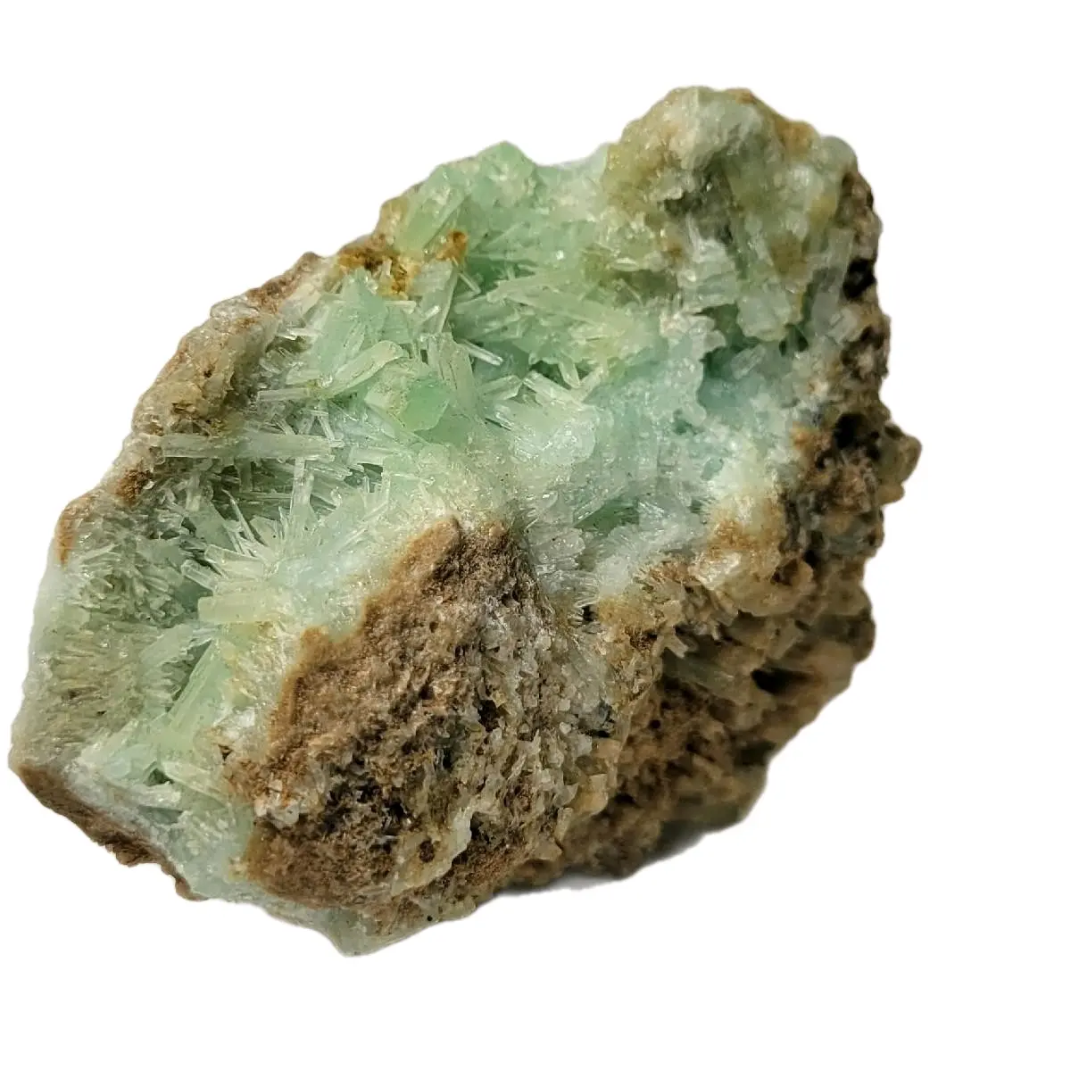 Needle-Type Blue Aragonite Crystal Cluster Home Decor Home Ornament Car Pendant Bag Pendant