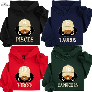Full 12 Zodiac Hoodie Astrology Sign Graphic Hoodie Design Minimalist Zodiac Fashion Hoodie Trendy Star Sign Gift Hoodie for Women.