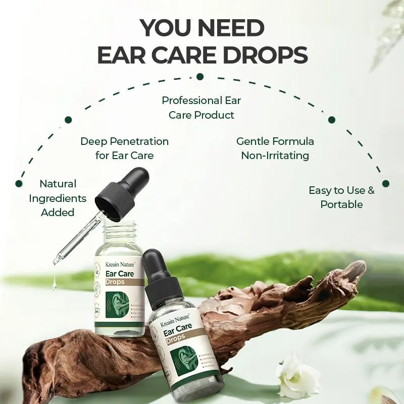 Kreain Nature 1 Ear Care Drops – Gentle, Non-Irritating Formula, Easy-to-Use & Portable for Daily Ear Care #DealsForYouDays#summerwins