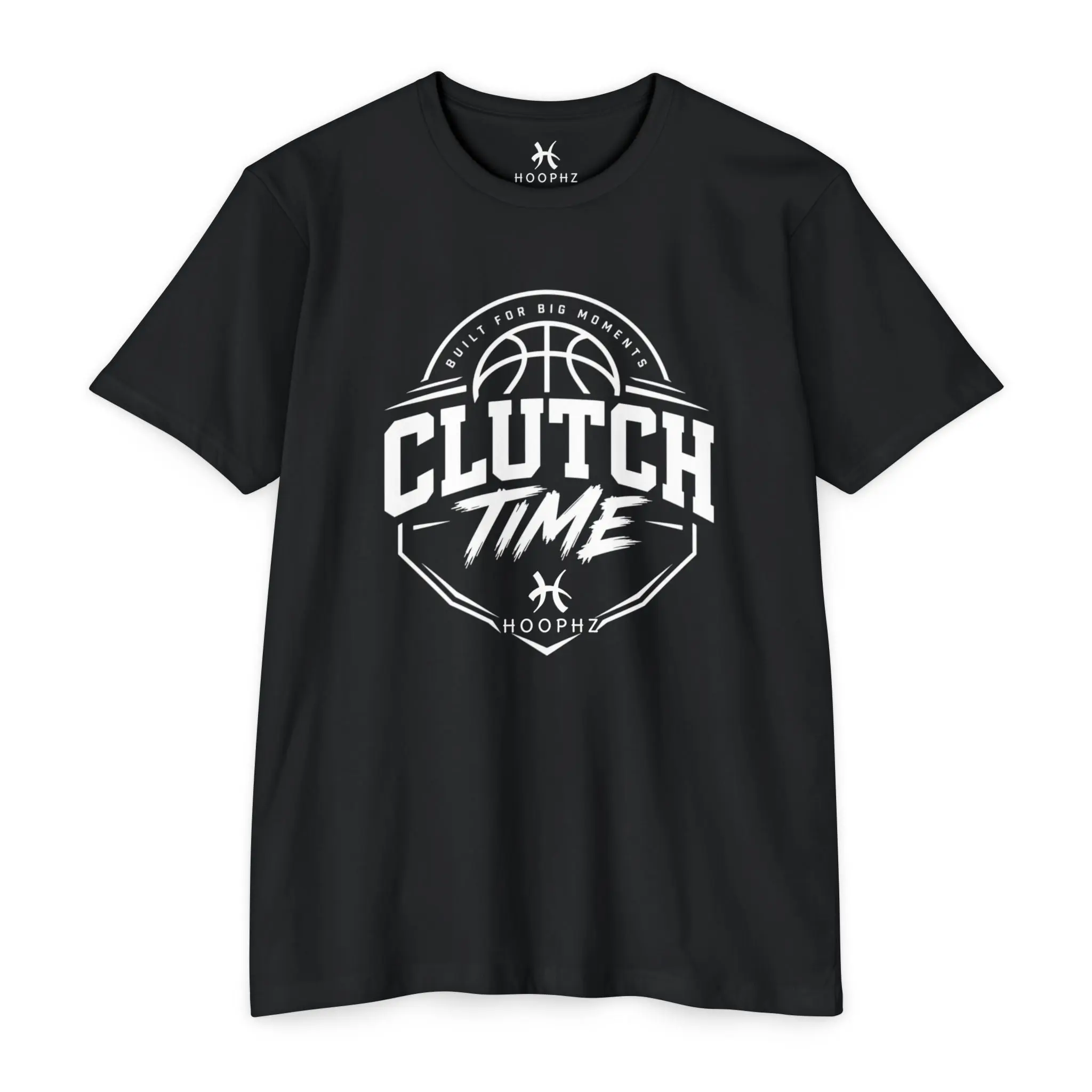 CLUTCH TIME Basketball Graphic T-Shirt