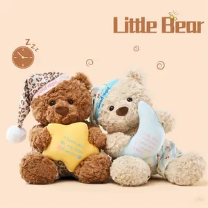 40cm Wish Bear Plush Toy, Cute Teddy Bear, Soft Fluffy Stuffed Animal, Home Decor, Kids Birthday Gift, Ramadan, Valentine's Day, Thanksgiving