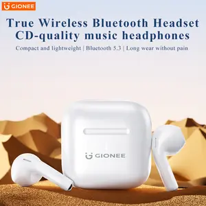 Gionee JL006 True Bluetooth Earbuds,HiFi Stereo Ear Hook Earbuds，30Hrs Playback Large Capacity Battery HD Stereo Audio,Comfortable to Wear Earbuds Touch Control