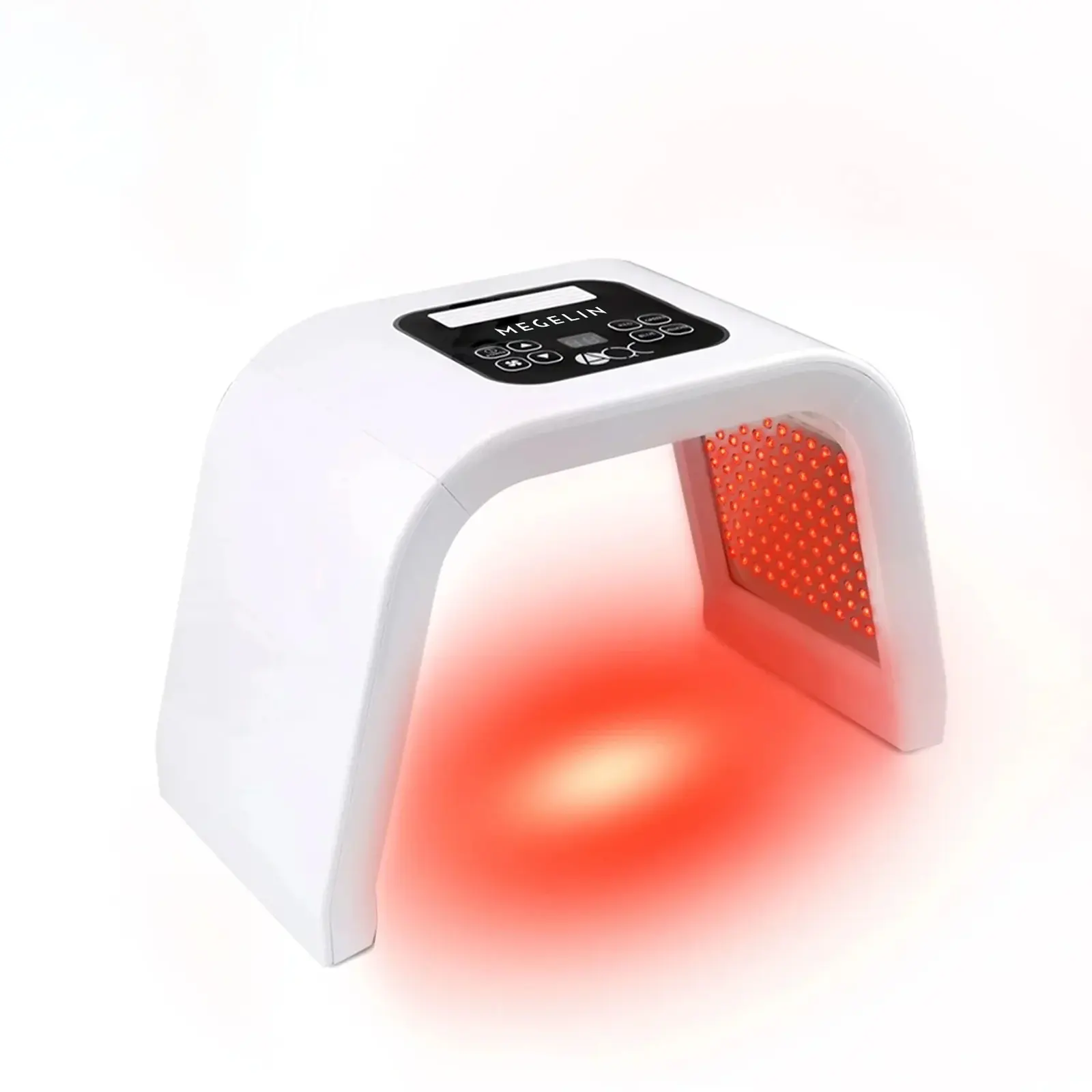 Megelin LED U-Shaped Light Therapy Device - Portable Rechargeable Facial Beauty Tool for Home Use, Thoughtful Seasonal Gift Option, Led Therapy