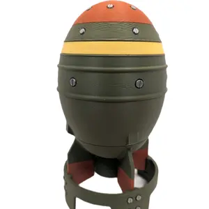 Fallout Mini-Nuke Storage Containers Desk Prop for Gamers and Sci-Fi Enthusiasts with Glow-in-the-Dark Sign Available in 2 Sizes