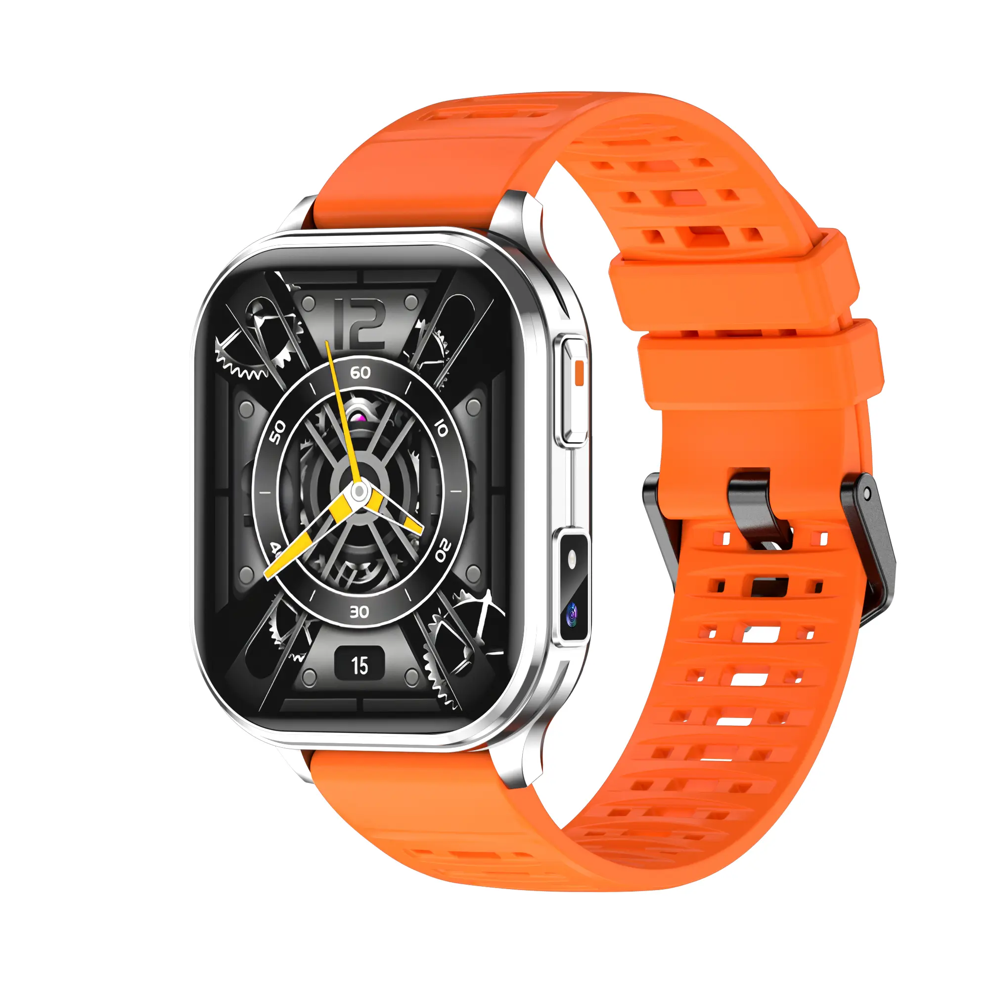 Smart Watch with Video and Audio Recording, 2.01'' AMOLED Camera Watch for Men Women, 110+ Sport Modes Fitness Tracker with Sleep Monitor, LED Flashlight, Notification Alerts, Music Playback & Control, Smartwatch for iPhone Android