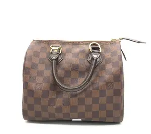 Pre-owned Louis Vuitton PVC coated canvas Mini Bags speedy 25 Bandoulière 25 Canvas