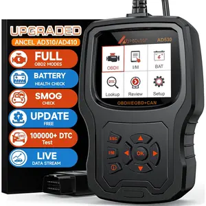 AD530 OBD2 Scanner Diagnostic Tool, Universal Check Engine Code Reader with Live Data,  Diagnostic Tool with Upgraded  Tester & All OBD2 Functions for 1996+ , Upgraded AD310