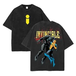 Invincible War 2 Sides Tshirt, Comics Sweatshirt, Entertainment Earth, T-Shirt, TV Show Comics Shirt Menswear Top shirt invincible ss3