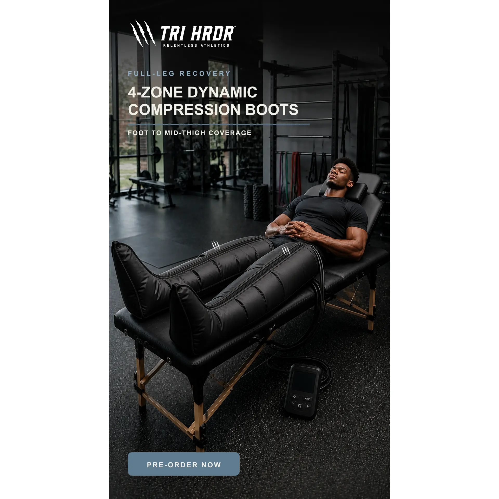 TRI HRDR™ 4-Zone Dynamic Compression Recovery Boots