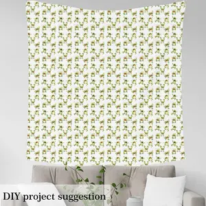 Cartoon Frog Upholstery Fabric,1 Yard,Kawaii Decor Fabric by The Yard,Tropical Amphibian Print Decorative Waterproof Fabric,Animal Print Green Fabric