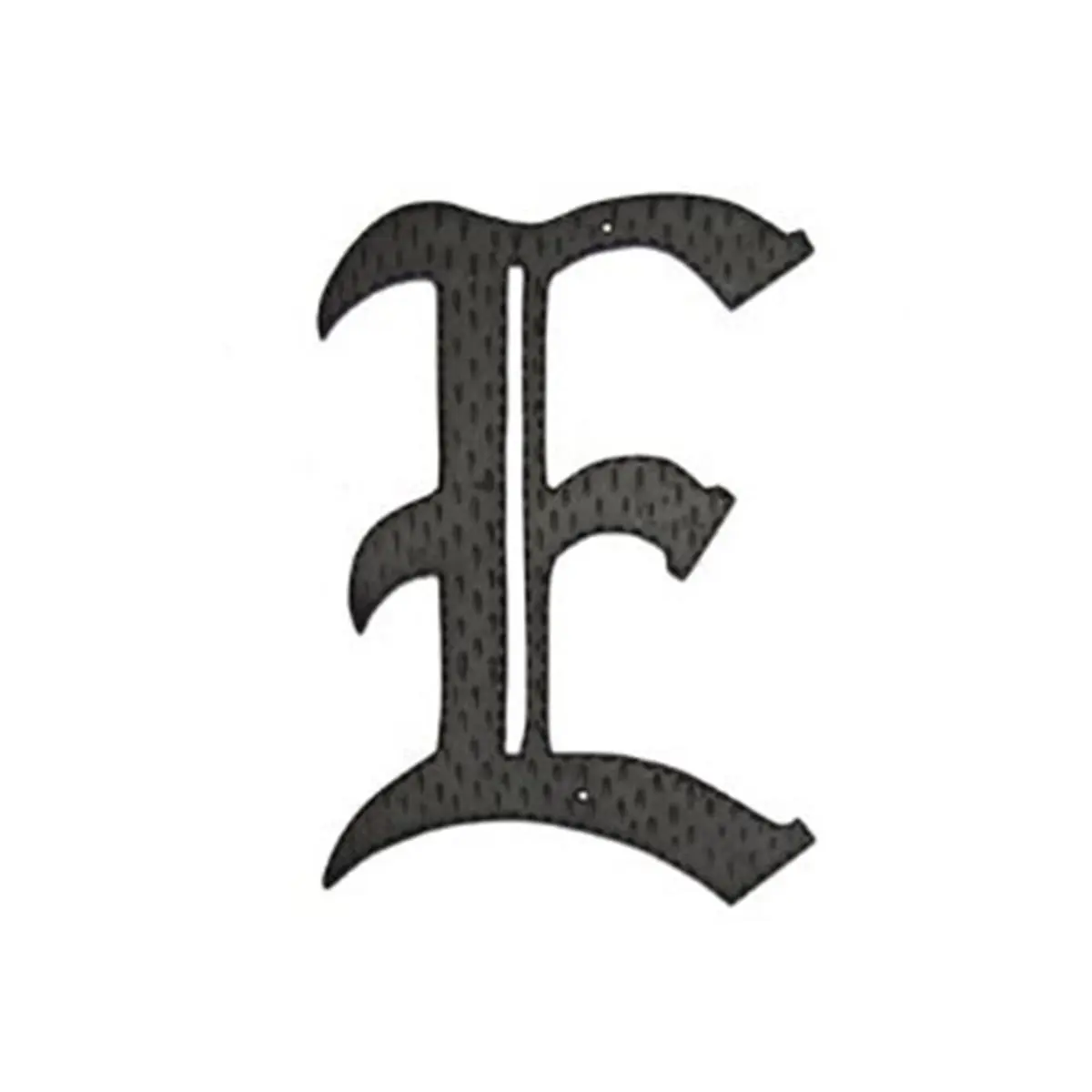 Montague Metal Products 212 MAIN HAM-24-E 24 In. Aluminium Decorative Monogram E Home Accent Sign, Includes Wall Display Mounting Kit, Handcrafted Home Decor Plaque