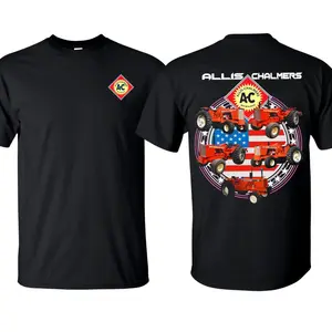 Allis Chalmers Legend Tractor Pride Graphic Tee Premium 100% Cotton Farm Life Apparel Unisex Short Sleeve for American Farmers Agriculture Fans Proudly Made in USA