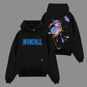 Invincible Punch DCU Lightweight Cotton Hoodie Sweater T-Shirt, The Invincible Hoodie Sweater T-Shirt , Retro Comic Hoodie Sweater T-Shirt , Gift Hoodie Sweater T-Shirt , Comic Outfit