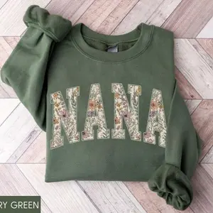 Floral Nana Sweatshirt, Cozy Nana Crewneck, Cute Nana Sweater, New Nana Gift, Nana Floral Shirt